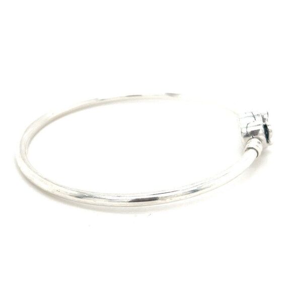 Pandora Butterfly Heart Clasp Cz Bangle - Picture 3 of 7